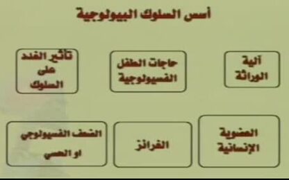 حاجات الطفل الفسيولوجية وغرائزه