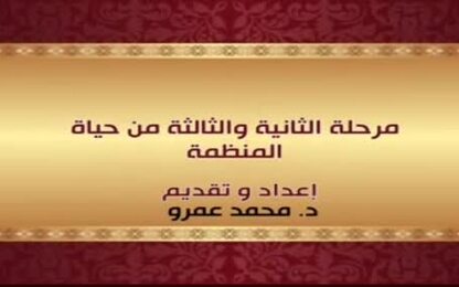 مرحلة الثانية و الثالثة من حياة المنظمة 
