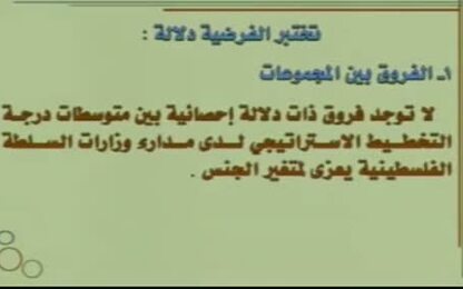 الفرضيات الإجرائية/التجريبية والفرضيات الإحصائية