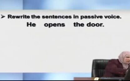 Changing from Active into Passive