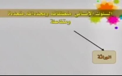 السلوك الإنساني منطلقات السلوك