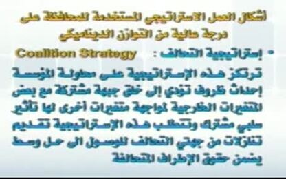 استراتيجية التحالف