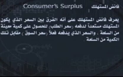 فائض المستهلك