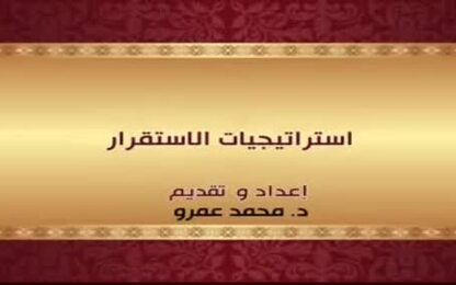 استراتيجيات الاستقرار 