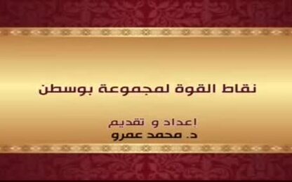 نقاط القوة لمجموعة بوسطن 
