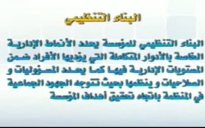 البناء التنظيمي 