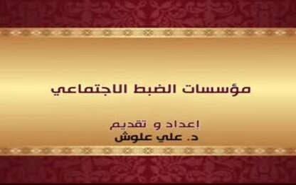 مؤسسات الضبط الاجتماعي