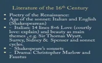 The Italian Sonnets