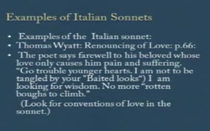 Sir Thomas Wyatt: &quot;A Renouncing of Love&quot;