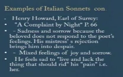 Henry Howard, Earl of Surrey: A Complaint by Night&quot;