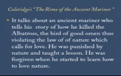 Samuel Taylor Coleridge: &quot;The Rime of the Ancient Mariner&quot;